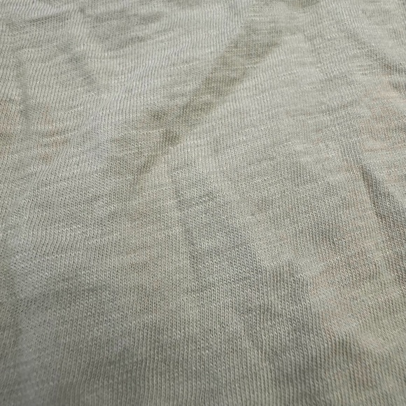 Chaser Sleeveless Tank Top Keyhole Back Vent Raw Hem Gauze Vanilla Ivory Medium - Picture 14 of 16